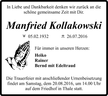 Traueranzeige von Liesbeth Steinberg von Mitteldeutsche Zeitung Sangerhausen