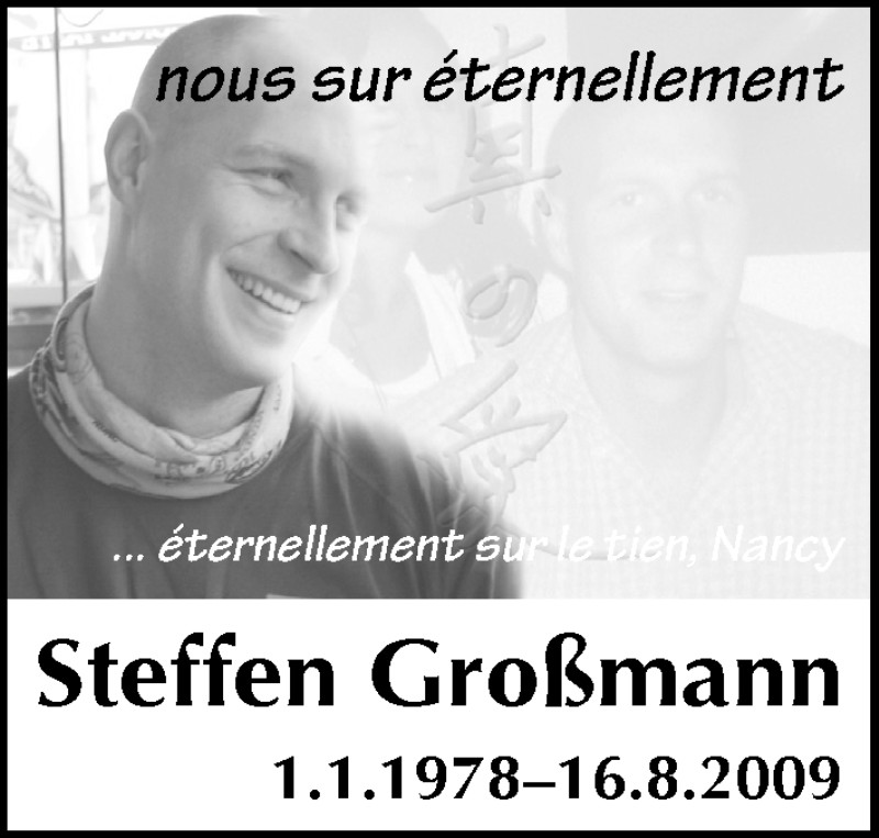  Traueranzeige für Steffen Großmann vom 13.08.2016 aus Mitteldeutsche Zeitung Wittenberg