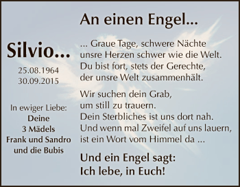 Traueranzeige von Silvio Kronawitt von Super Sonntag Zeitz