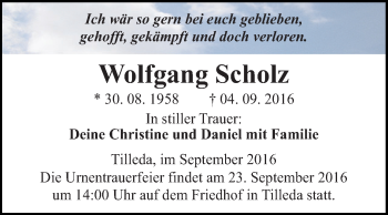 Traueranzeige von Alfred Adler von Mitteldeutsche Zeitung Mansfelder Land
