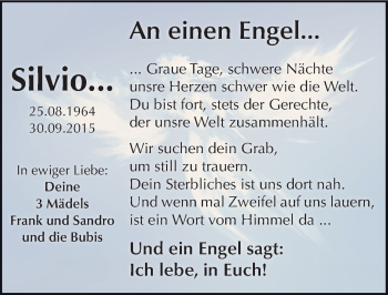 Traueranzeige von Silvio Kronawitt von Mitteldeutsche Zeitung Zeitz