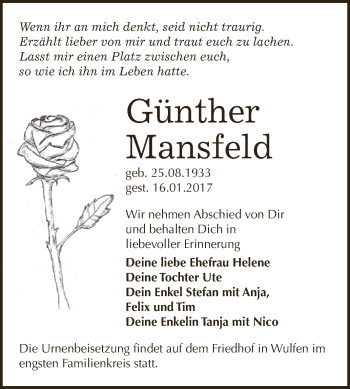 Traueranzeige von Hans-Joachim Paczewitz von Mitteldeutsche Zeitung Quedlinburg