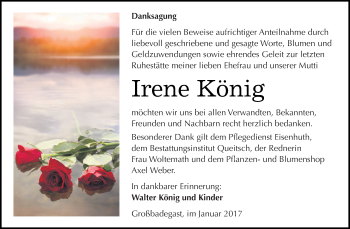Traueranzeige von Anneliese Markert von Mitteldeutsche Zeitung Mansfelder Land