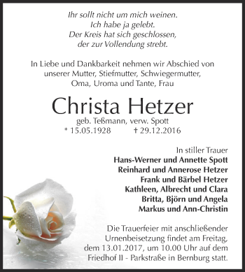 Traueranzeige von Horst Zipperling von Mitteldeutsche Zeitung Merseburg/Querfurt