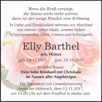 Traueranzeige von Gitta Skorupa von Mitteldeutsche Zeitung Merseburg/Querfurt