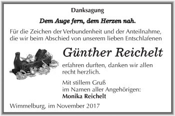 Traueranzeige von Günther Reichelt von Super Sonntag SGH Mansf. Land