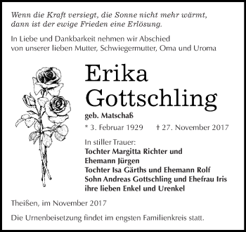 Traueranzeige von Ehemann Jürgen von Super Sonntag Zeitz