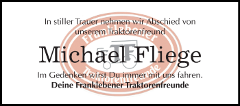 Traueranzeige von Michael Fliege von Mitteldeutsche Zeitung Merseburg/Querfurt