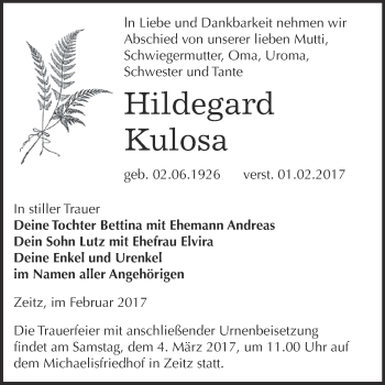 Traueranzeige von Otto Waldfried Scholz von Mitteldeutsche Zeitung Quedlinburg