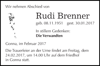 Traueranzeige von Gerhard Hesse von Mitteldeutsche Zeitung Mansfelder Land