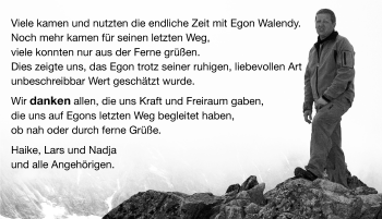 Traueranzeige von Egon Walendy von Mitteldeutsche Zeitung Halle/Saalkreis