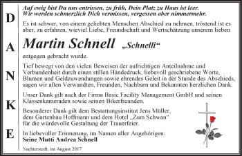 Traueranzeige von Martin Schnell von Mitteldeutsche Zeitung Aschersleben
