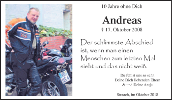 Traueranzeige von Andreas  von Super Sonntag Wittenberg