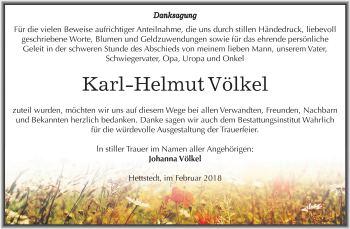 Traueranzeige von Karl-Helmut Völkel von Mitteldeutsche Zeitung