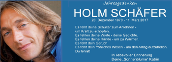 Traueranzeige von Holm Kurt Schäfer von Mitteldeutsche Zeitung Bitterfeld