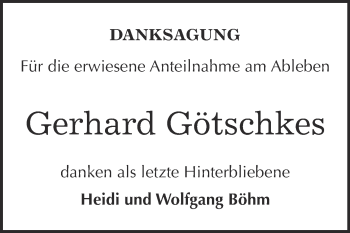 Traueranzeige von Inge Volkland von Mitteldeutsche Zeitung