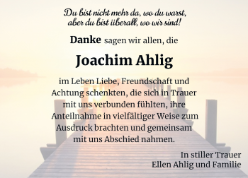 Traueranzeige von Joachim Ahlig von Mitteldeutsche Zeitung