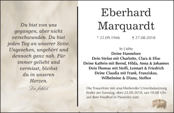 Traueranzeige von Eberhard Marquardt von Mitteldeutsche Zeitung