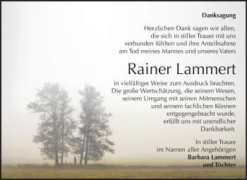 Traueranzeige von Rainer Lammert von Mitteldeutsche Zeitung