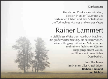 Traueranzeige von Rainer Lammert von WVG - Wochenspiegel Wittenberg