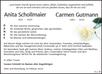Traueranzeige von In Gedenken  von Super Sonntag Zeitz
