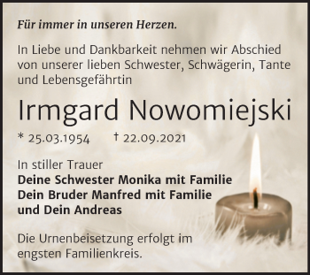 Traueranzeige von Radegast Nowomiejski von Mitteldeutsche Zeitung Bitterfeld