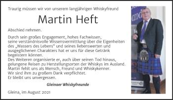 Traueranzeige von Martin Heft von Naumburger Tageblatt
