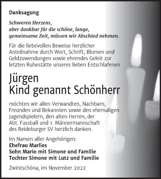 Traueranzeige von Jürgen Kind von Mitteldeutsche Zeitung Halle/Saalkreis