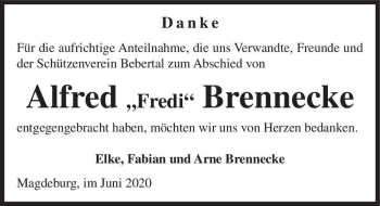 Traueranzeige von Alfred 
