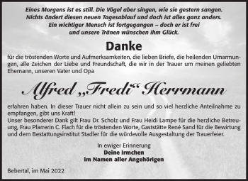Traueranzeige von Alfred 
