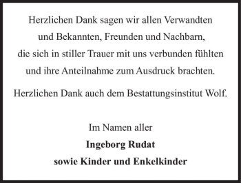Traueranzeige von Anonym  von Magdeburger Volksstimme