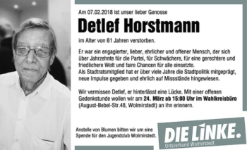 Traueranzeige von Detlef Horstmann  von Magdeburger Volksstimme