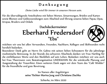 Traueranzeige von Eberhard 