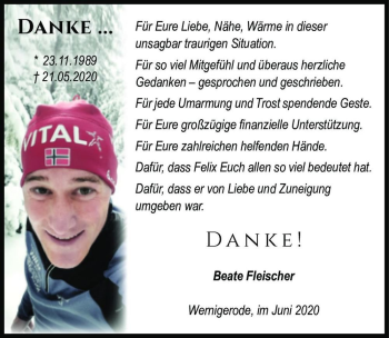Traueranzeige von Felix Fleischer  von Magdeburger Volksstimme