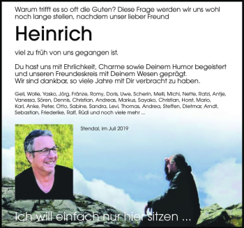 Traueranzeige von Frank (Heinrich) Krüger  von Magdeburger Volksstimme