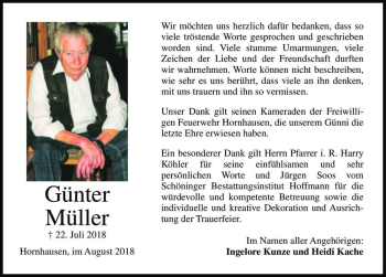 Traueranzeige von Günter Müller  von Magdeburger Volksstimme