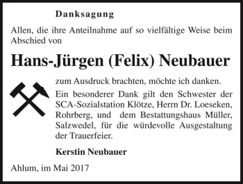 Traueranzeige von Hans-Jürgen 