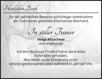 Traueranzeige von Helga Altzschner  von Magdeburger Volksstimme