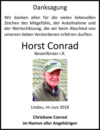 Traueranzeige von Horst Conrad  von Magdeburger Volksstimme