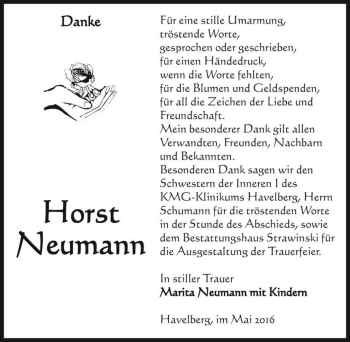 Traueranzeige von Horst Neumann  von Magdeburger Volksstimme