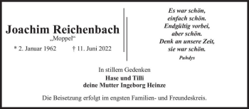 Traueranzeige von Joachim 