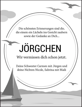 Traueranzeige von Jörg Dworak  von Magdeburger Volksstimme