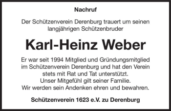 Traueranzeige von Karl-Heinz Weber  von Magdeburger Volksstimme