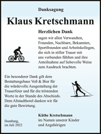 Traueranzeige von Klaus Kretschmann  von Magdeburger Volksstimme
