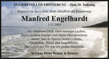 Traueranzeige von Manfred Engelhardt  von Magdeburger Volksstimme