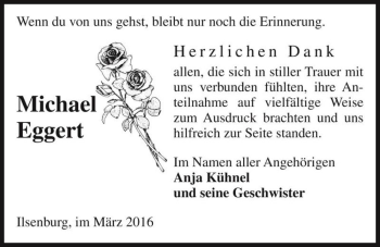 Traueranzeige von Michael Eggert  von Magdeburger Volksstimme