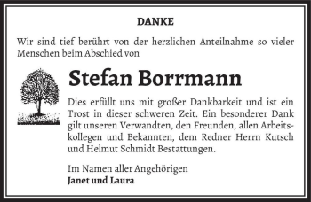 Traueranzeige von Stefan Borrmann  von Magdeburger Volksstimme
