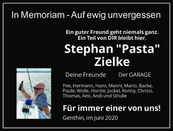Traueranzeige von Stephan 