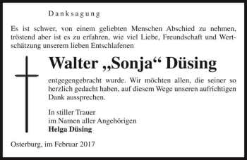 Traueranzeige von Walter 