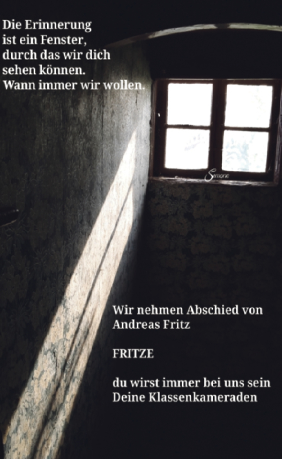 Traueranzeige von Andreas Fritz von Trauerkombi Wittenberg
